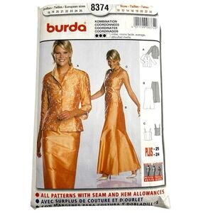 🧵 2 for 22$ 🧵 BURDA Skirt, Top and Jacket Coordinates Sewing Pattern